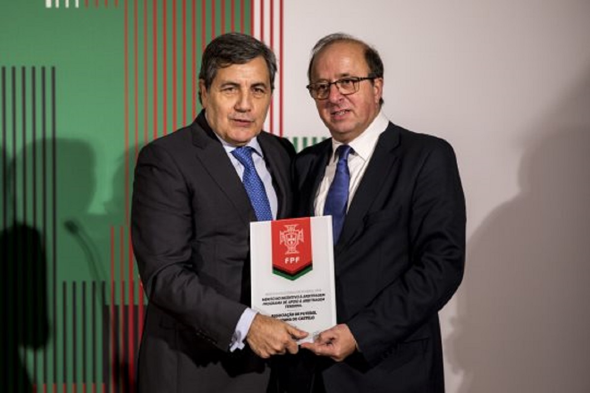 Fernando Gomes felicita Jorge Sárria pela reeleição na Associação de Futebol de Viana do Castelo