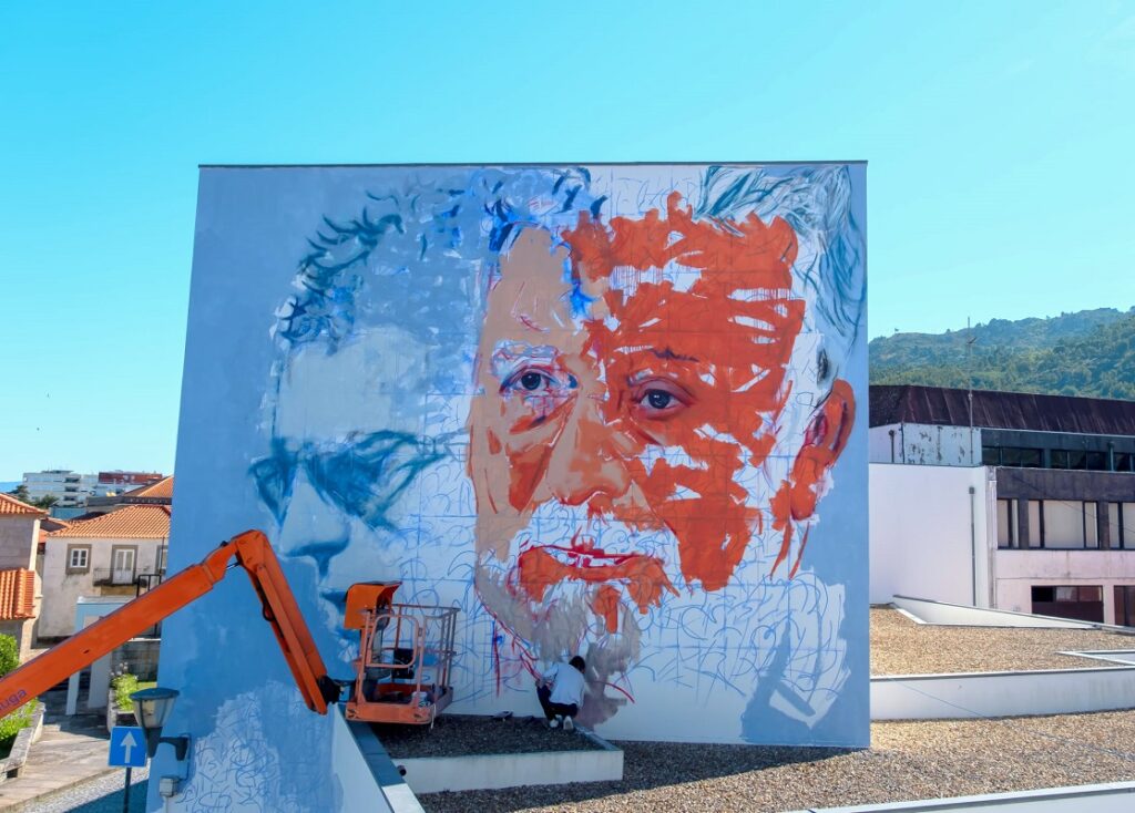 Artista venezuelano com intervenção artística em Vila Nova de Cerveira