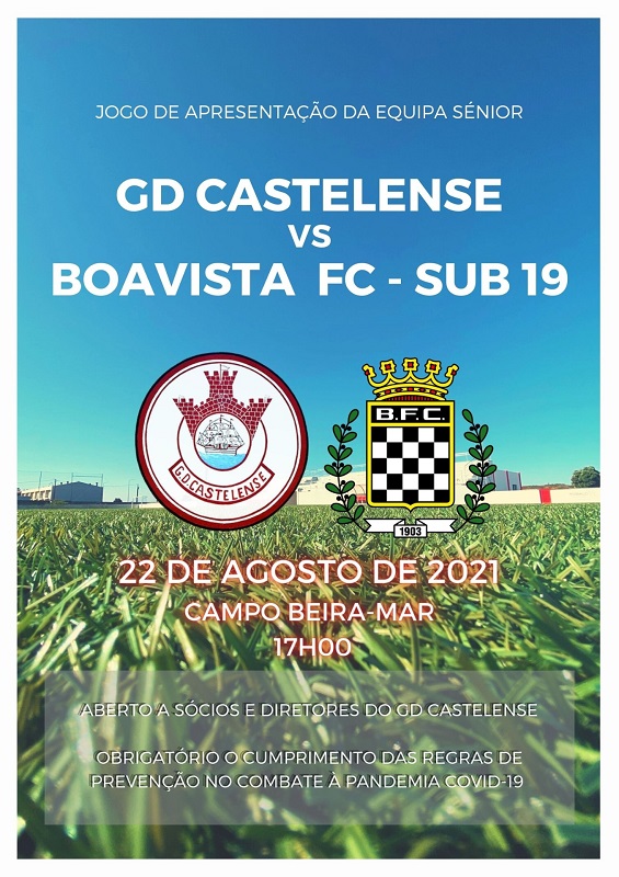 AFVC: Grupo Desportivo Castelense apresenta-se este domingo aos sócios
