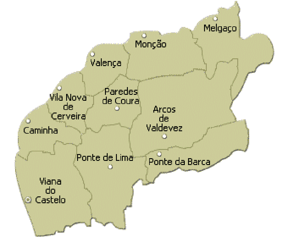 Presidentes de Câmara do distrito de Viana do Castelo eleitos