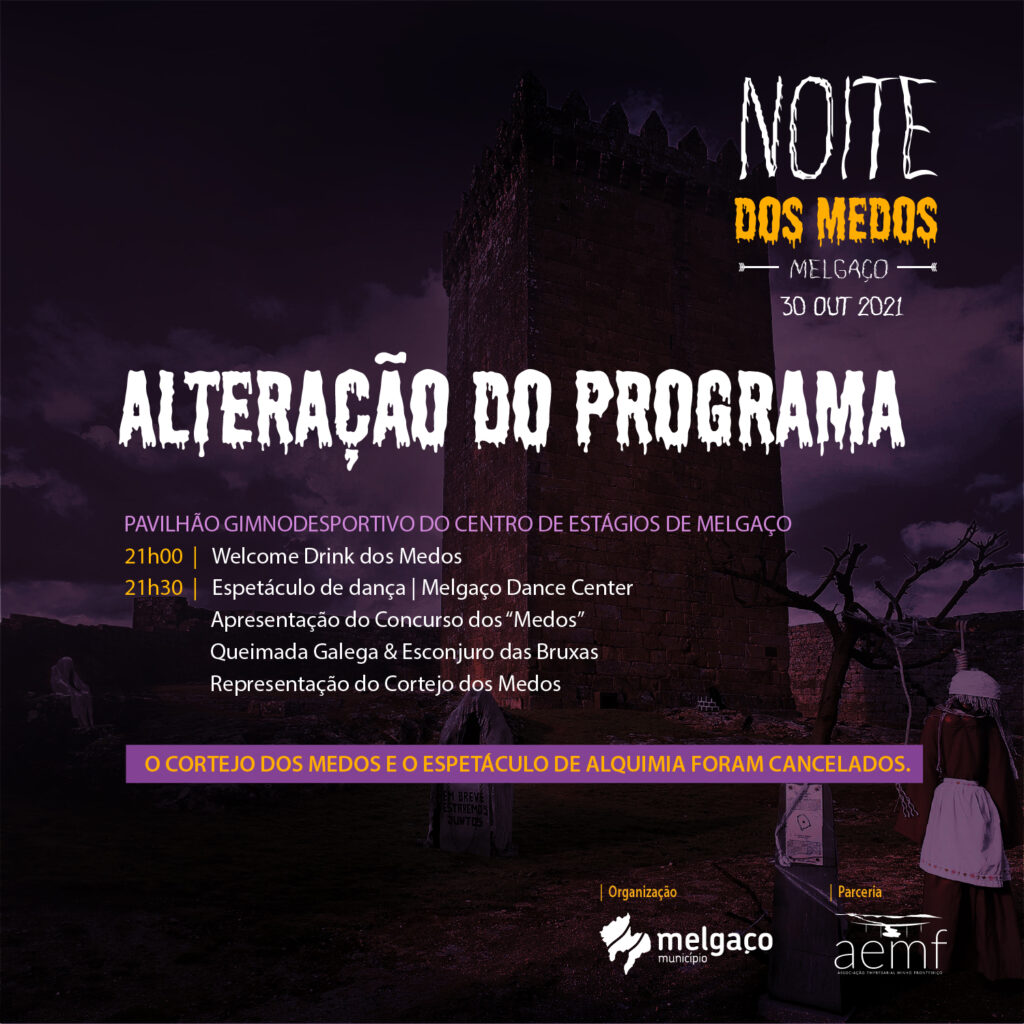 Melgaço: “Noite dos Medos” realiza-se no Pavilhão do Centro de Estágios