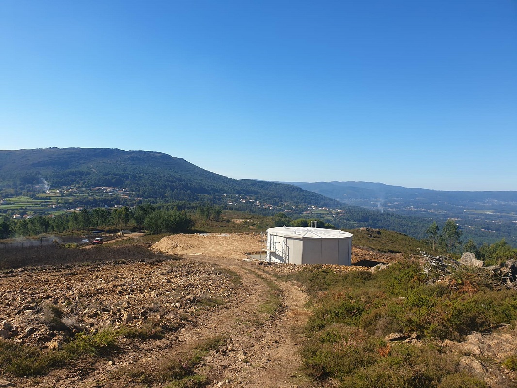 Vila Nova de Cerveira: Novo reservatório de água de Candemil em fase de conclusão