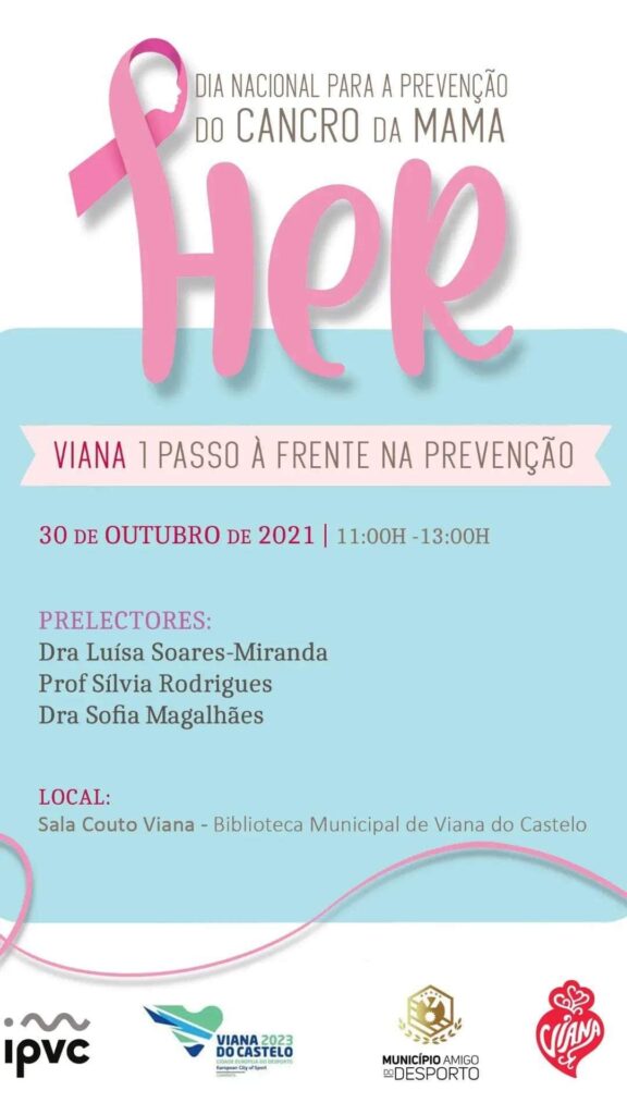 IPVC organiza ação de sensibilização e celebra Dia Nacional para a Prevenção do Cancro da Mama