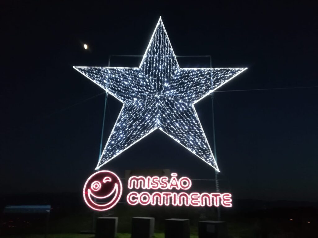 Arcos de Valdevez associou-se à campanha “Luzes com Presença’ com estrela gigante