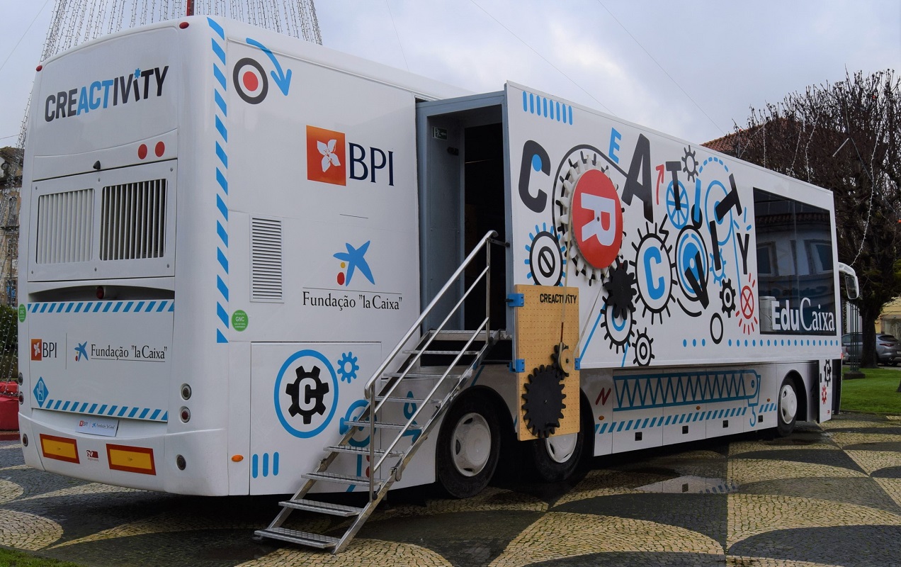 Monção: Creativity bus propõe aprendizagem em contexto inovador