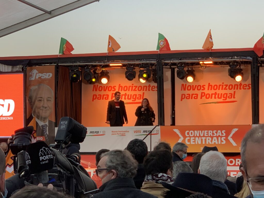 Caravana social-democrata de passagem por Viana do Castelo