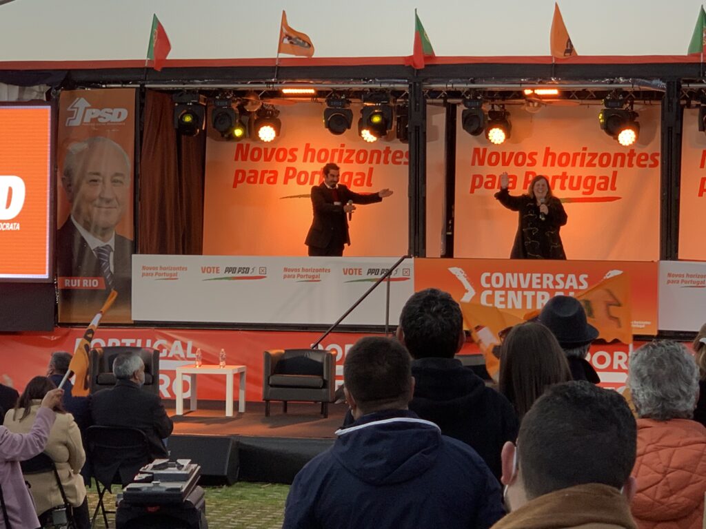 Caravana social-democrata de passagem por Viana do Castelo