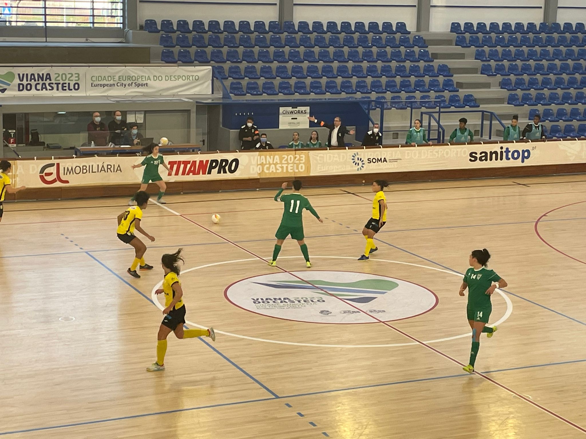 Santa Luzia FC empata com Leões de Porto Salvo jogo em atraso do nacional de futsal feminino