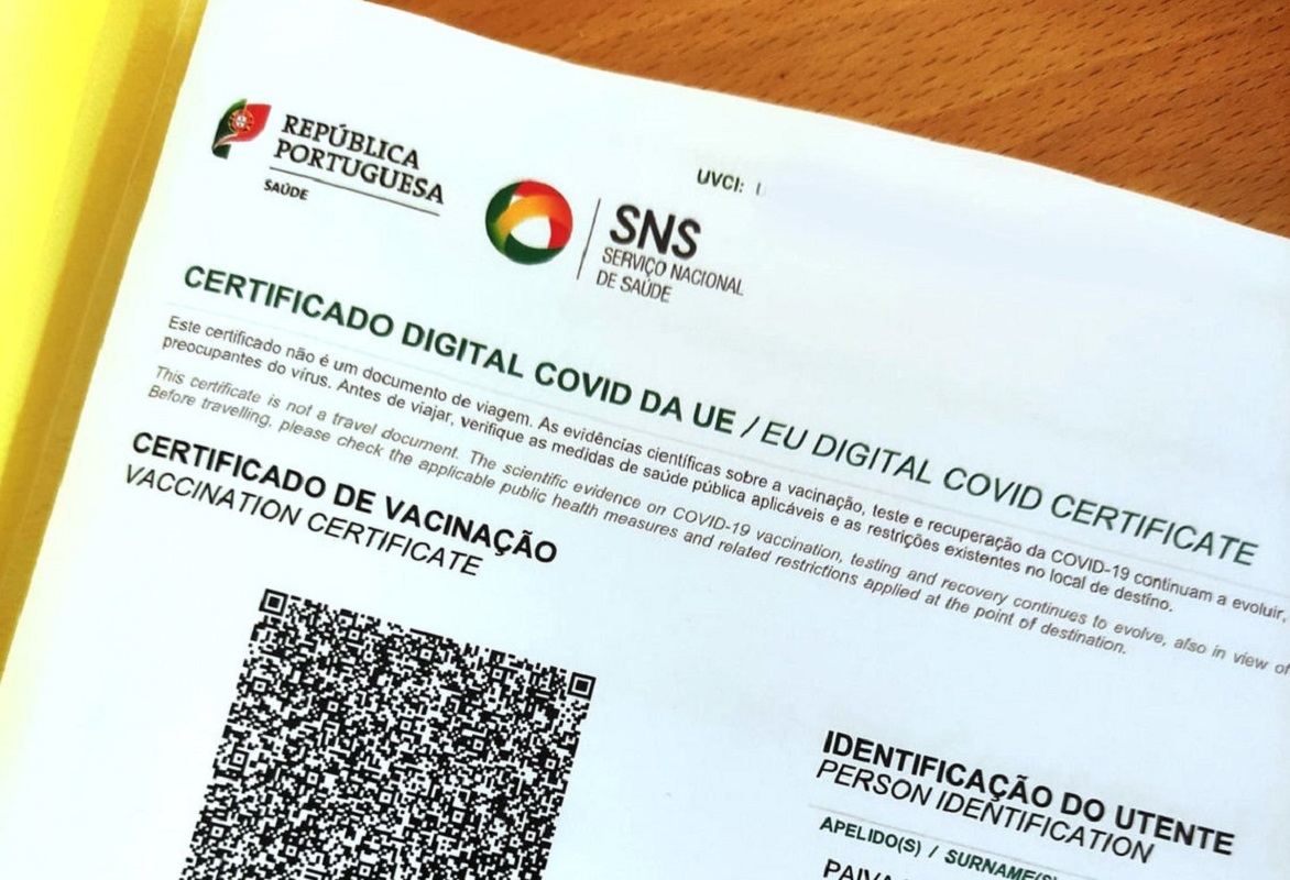 Covid-19: Certificado digital exigido só no controlo de fronteiras