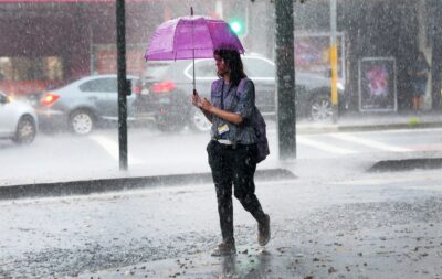 Fim-de-semana com muita chuva