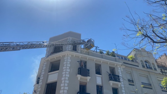 Explosão de gás no centro de Madrid
