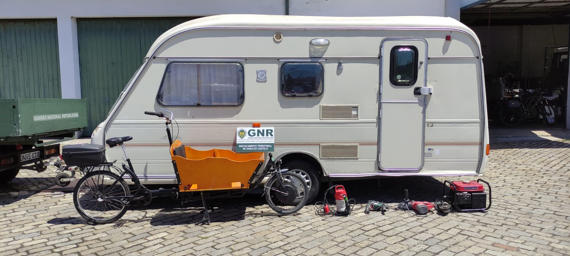 GNR: Caravana entre o material recuperado em Viana de furto em Caminha