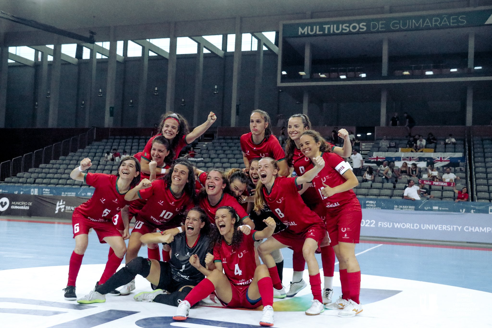 Futsal: Seleção feminina campeã do Mundo universitária ao vencer o Brasil