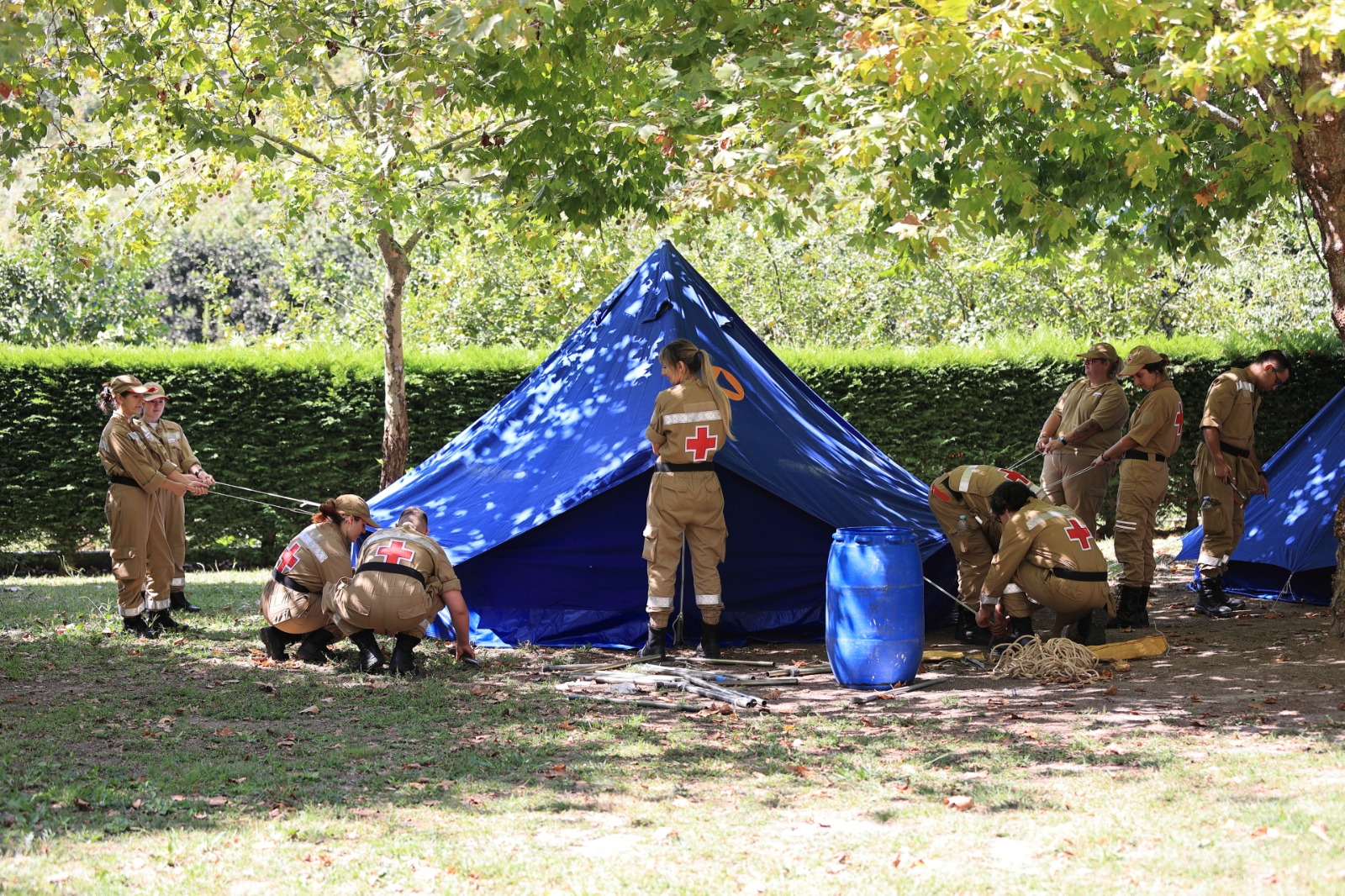 c/FOTOS:: VIANA: CVP Alto Minho realizou exercício em Castelo do Neiva