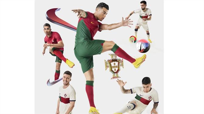 c/VÍDEO: Futebol: Este é o novo equipamento de seleção de Portugal para o Catar