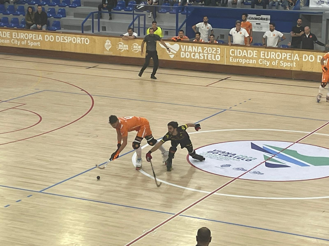 Bruno Guia segura primeira vitória da Juventude de Viana no campeonato de hóquei em patins