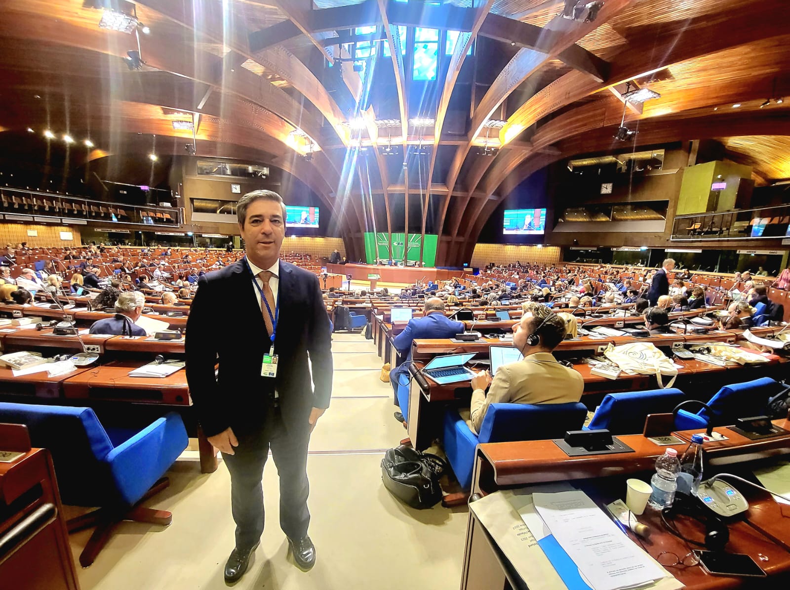 João Manuel Esteves em Estrasburgo no Congresso dos Poderes Locais e Regionais