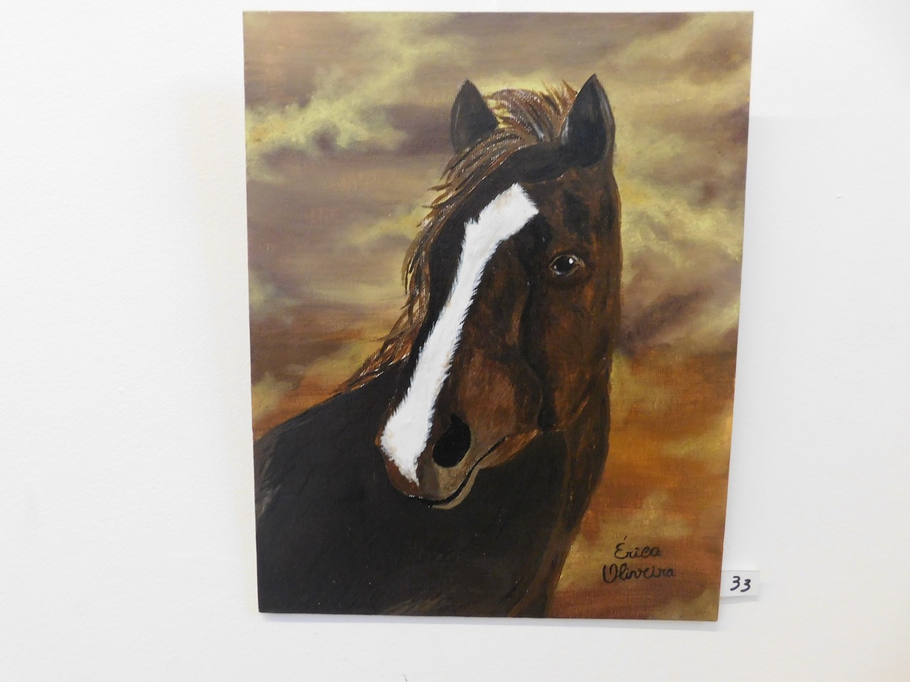 MONÇÃO: Exposição de pintura da jovem monçanense Érica
