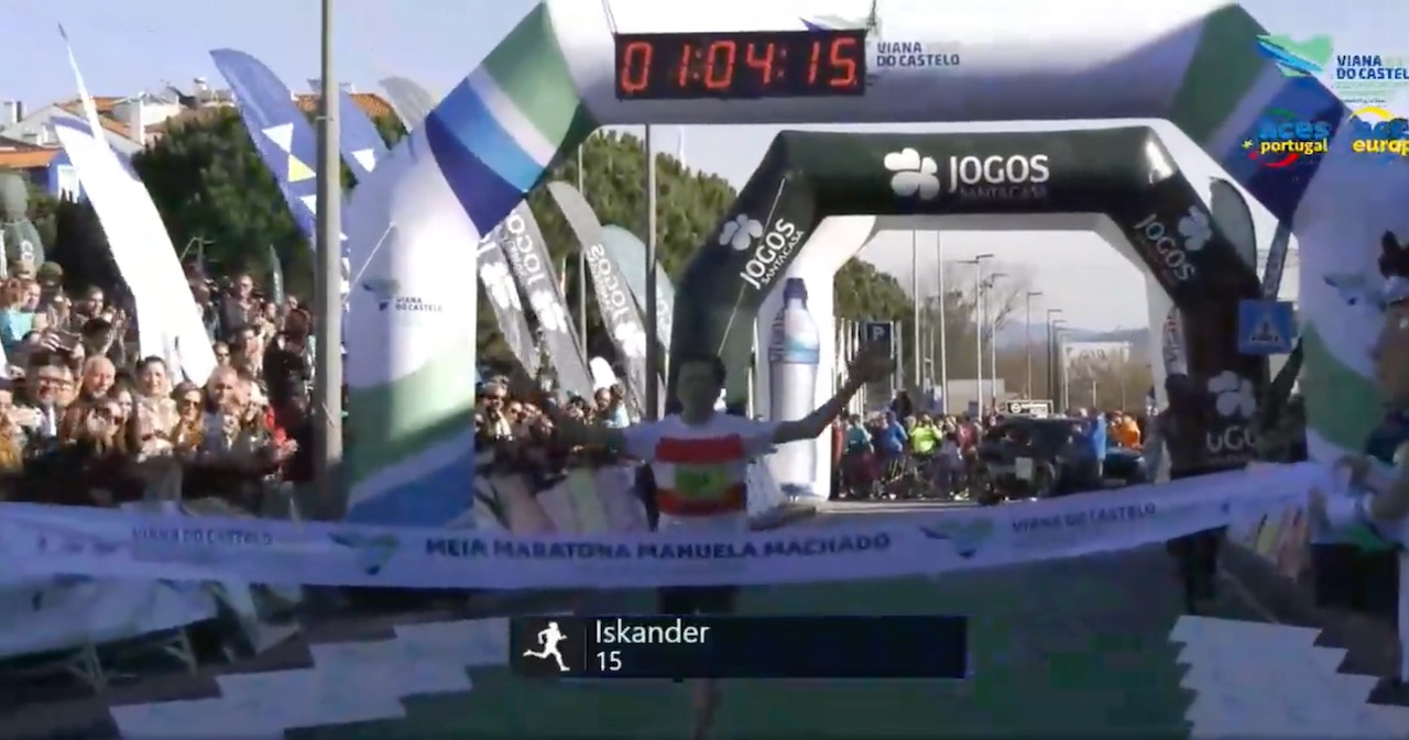 CED2023: Yadgarov vence meia maratona de Viana do Castelo