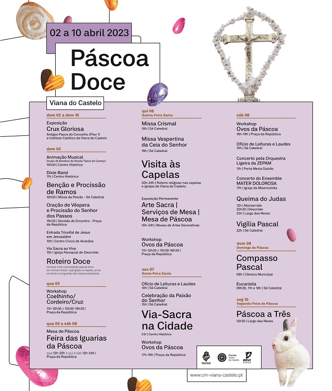 Viana do Castelo vive “Páscoa Doce” de 2 a 10 de abril com programa repleto de fé e animação