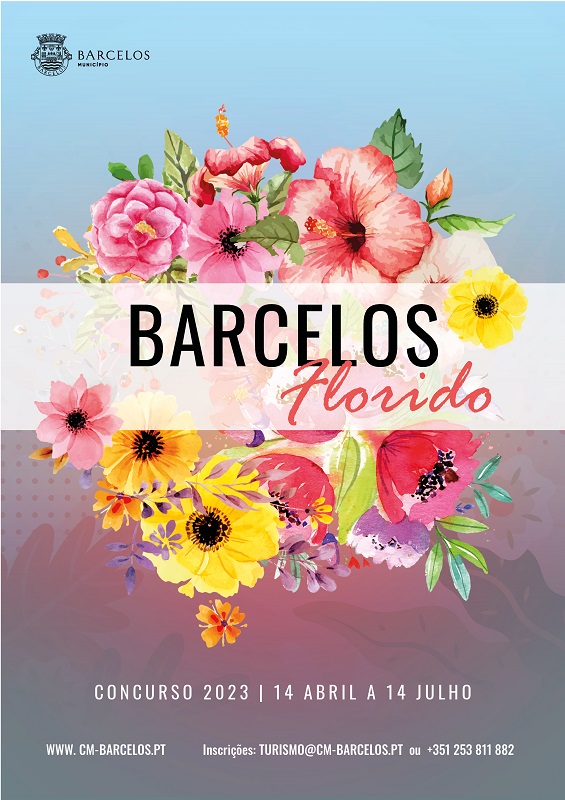 Concurso Barcelos Florido decorre entre 14 abril e 14 de julho