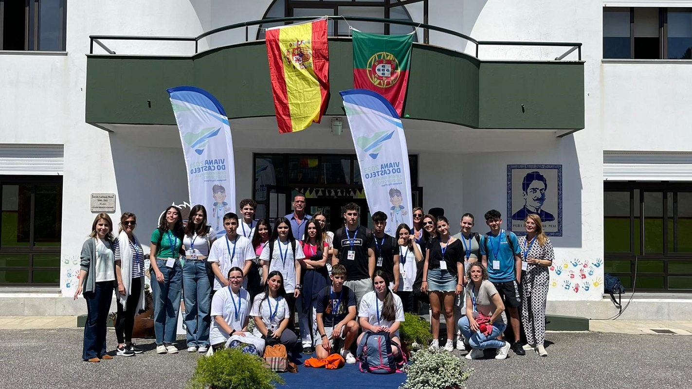 Agrupamento de Escolas de Monte da Ola acolheu alunos espanhóis do Instituto La Mitjana Lleida