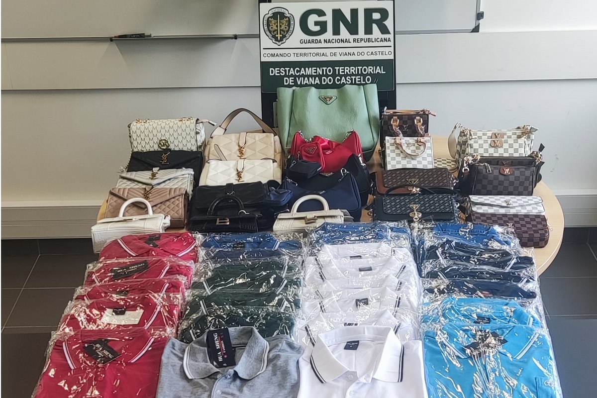 Apreensão de 50 artigos contrafeitos na feira de Barroselas