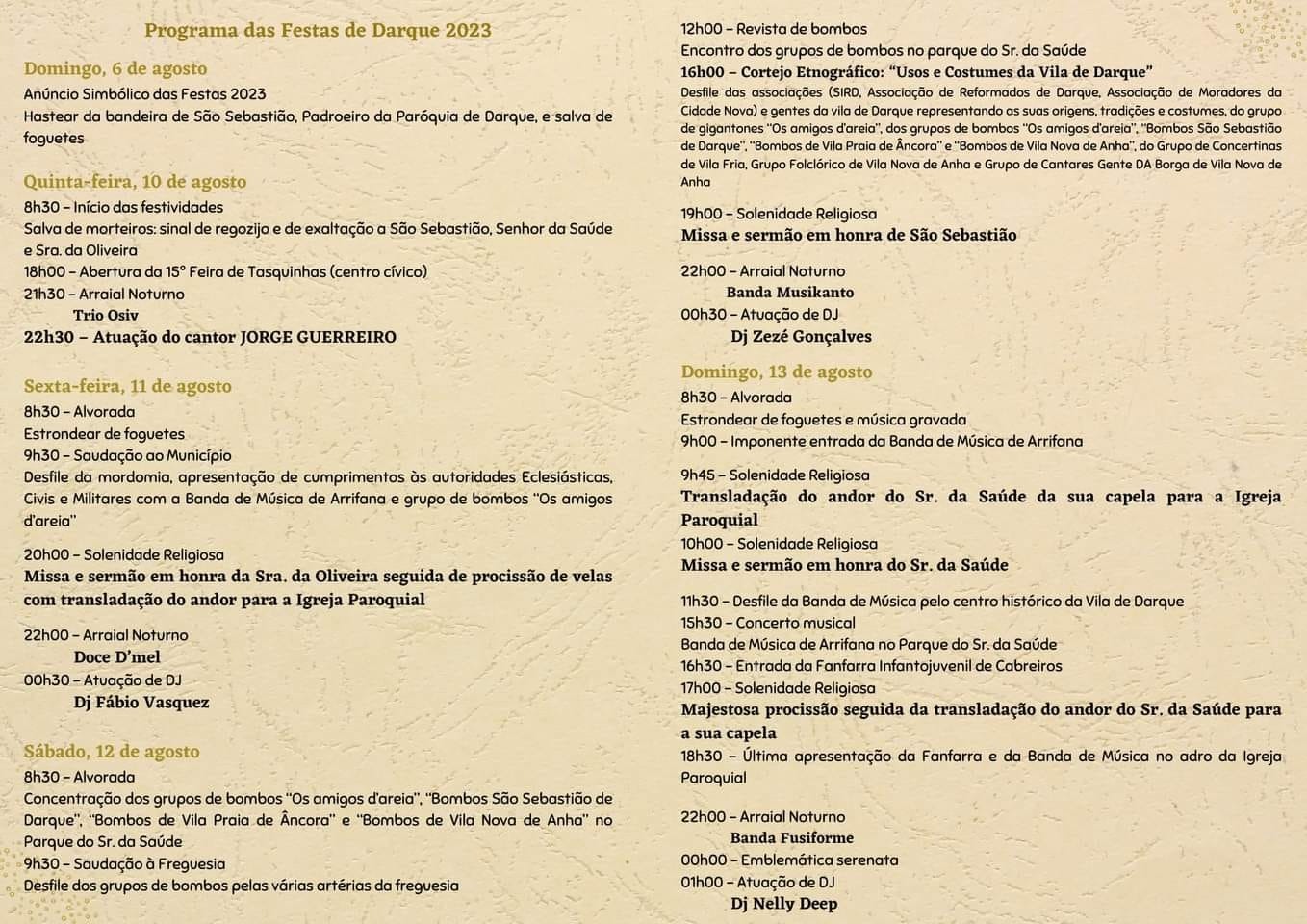 Festas de Darque