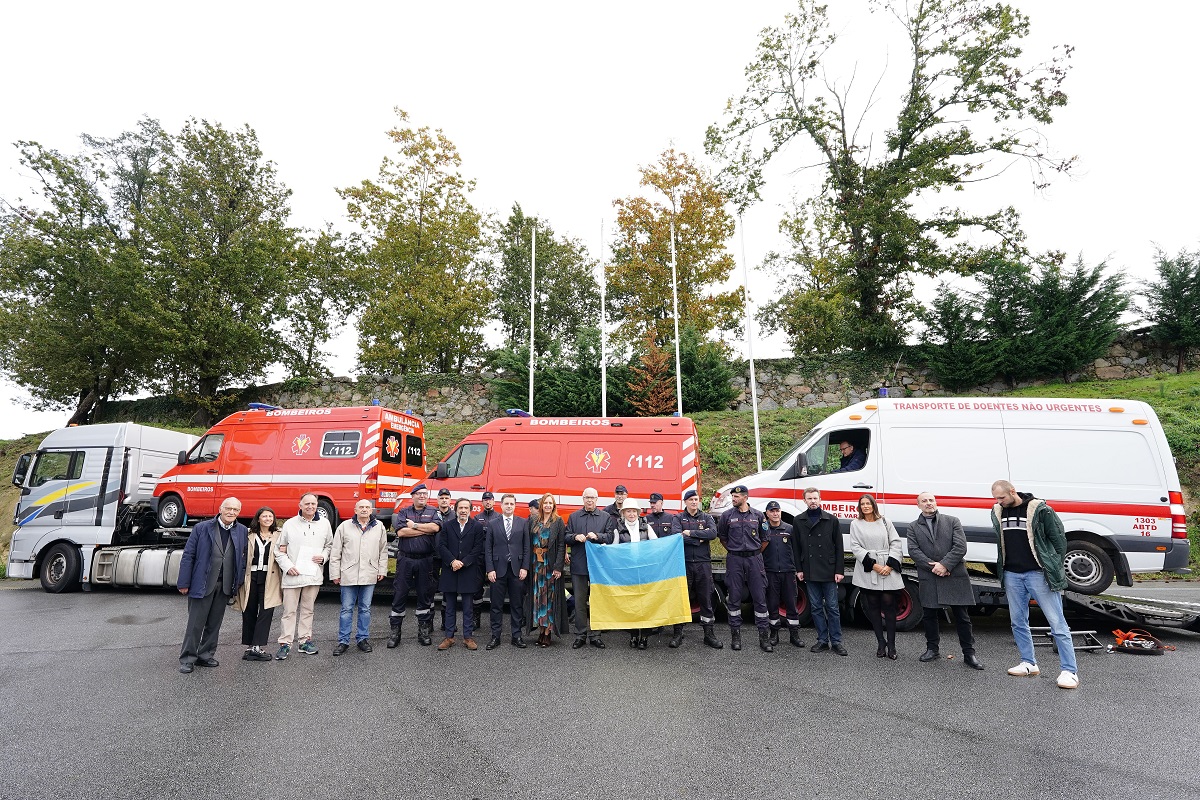 Braga envia três ambulâncias para a Ucrânia