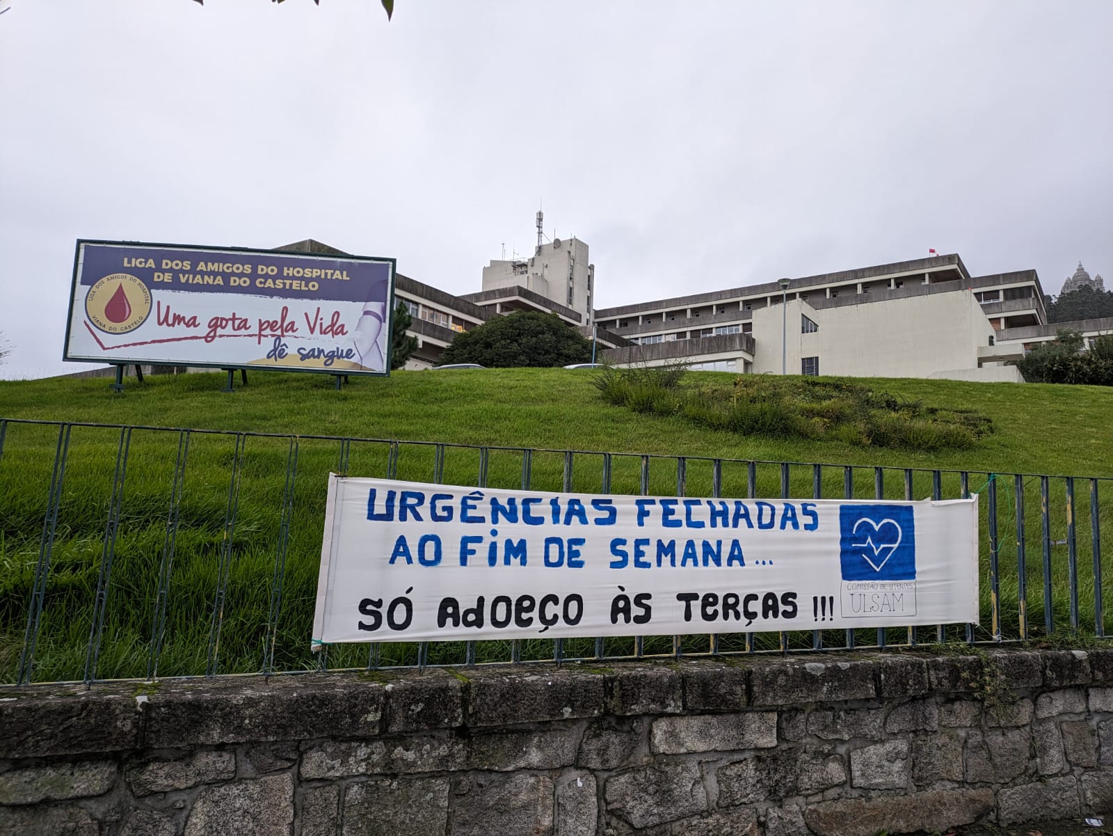 Comissão de Utentes da ULSAM em protesto contra encerramento das urgências