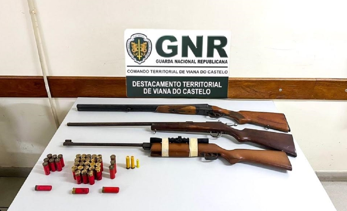 Homem de 73 anos detido por posse ilegal de arma em Caminha