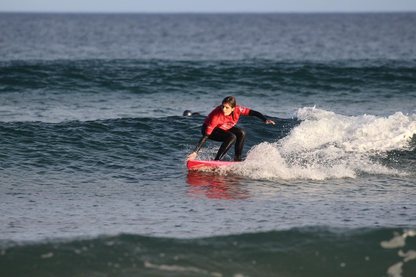 Marta Paço na final do Mundial de surf adaptado