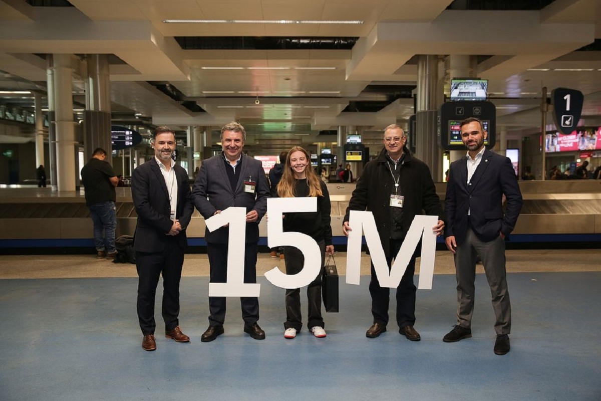 Passageira 15 milhões! Companheira do Rotary Kids entra na história do Aeroporto do Porto