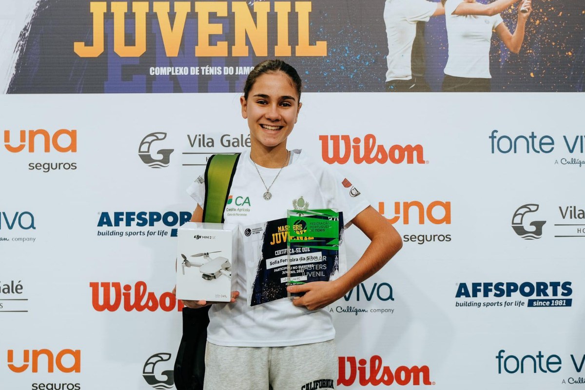 Vianense! Sofia Ferreira da Silva sagra-se campeã no Masters Juvenil FPT |  Rádio Alto Minho