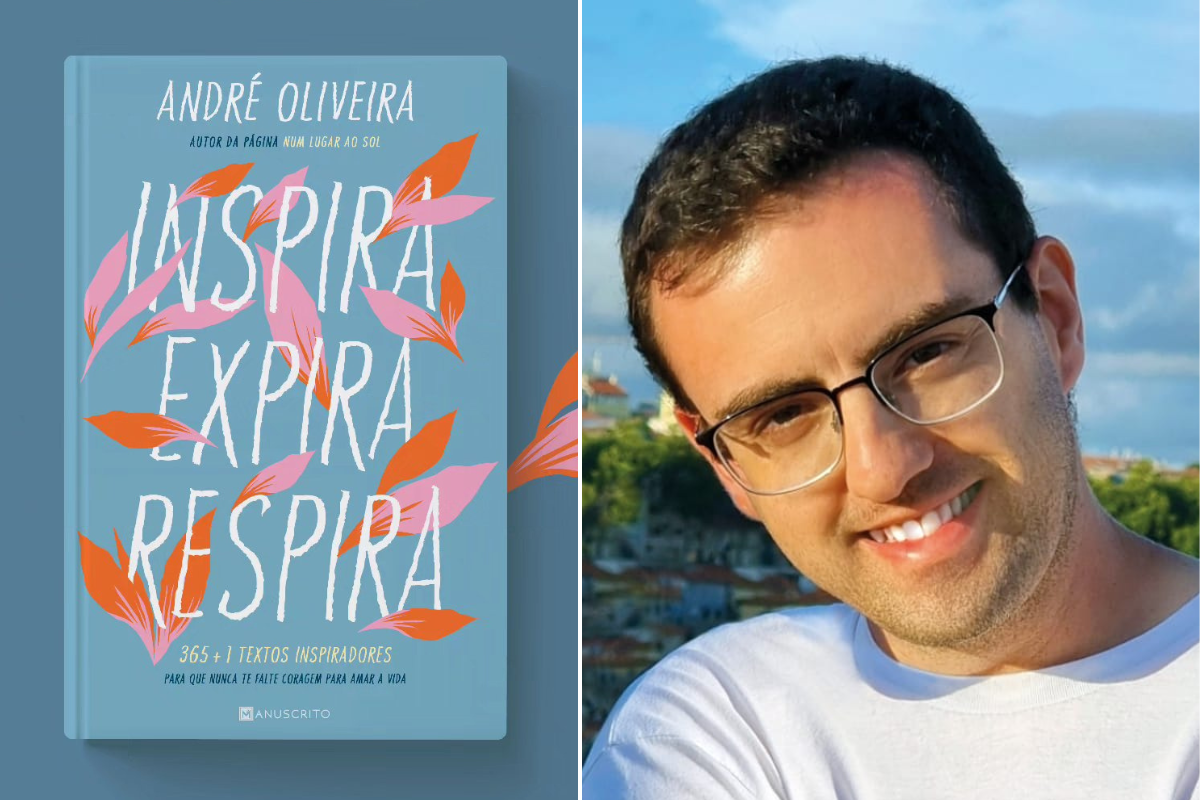 “Inspira, Expira, Respira”: Novo livro de André Oliveira apresentado dia 3 de fevereiro