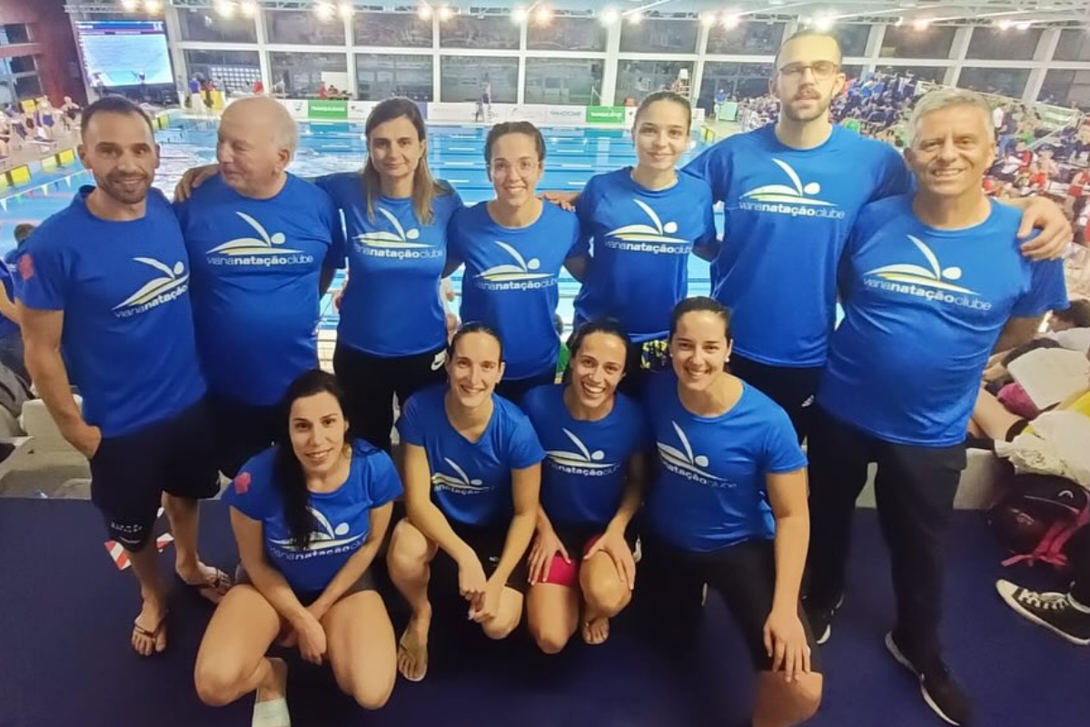 Viana Natação Clube conquista 22 medalhas no Campeonato Nacional de Masters