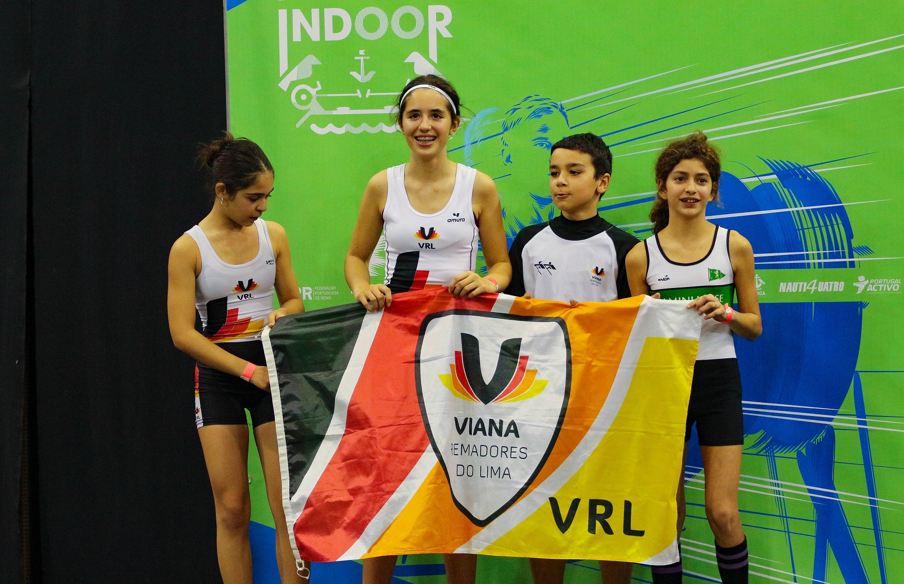 Viana Remadores do Lima com 20 pódios no Campeonato Nacional de Remo Indoor
