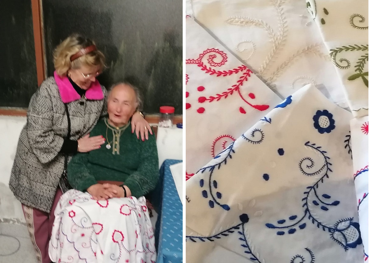 “Dona Rosa” tem 90 anos e ainda faz bordados de Viana