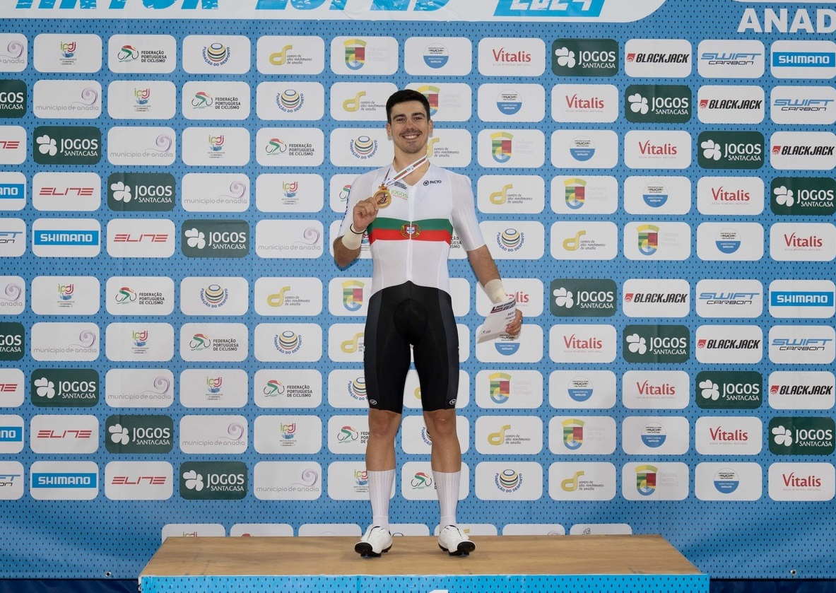 Vianense Iúri Leitão vence madison e corrida por pontos no Troféu Artur Lopes