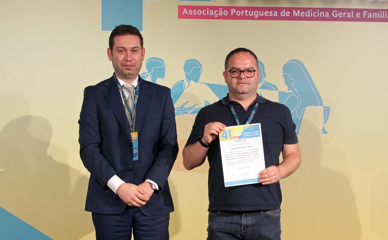 Médico da USF Vale do Âncora distinguido com prémio de melhor comunicação oral