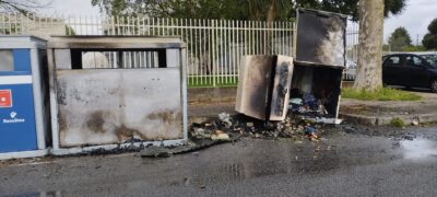 Autocaravana e contentores do lixo incendiados em Viana do Castelo