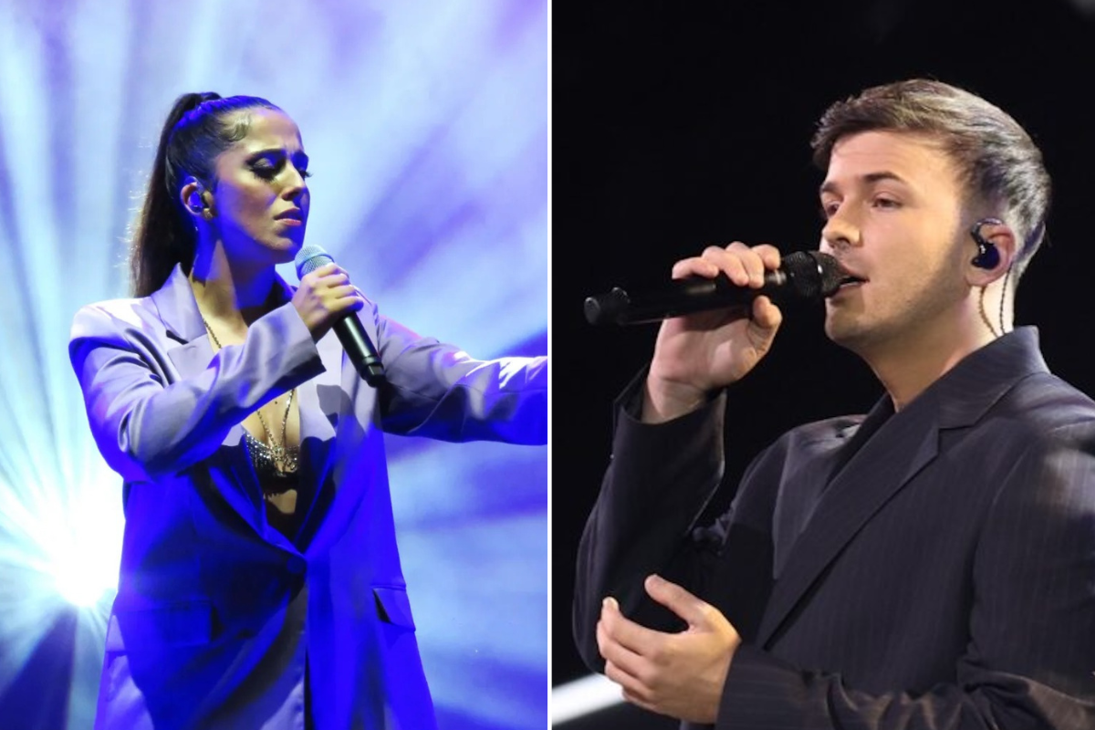 Sara Correia e David Carreira na Romaria de Santa Marinha em Forjães