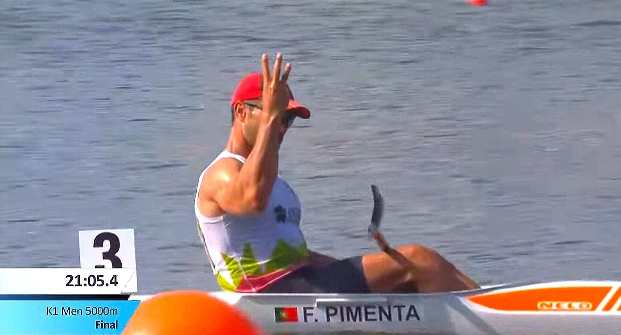 E vão três medalhas de ouro para Fernando Pimenta