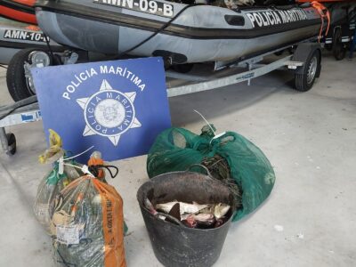 Polícia Marítima de Caminha apreende 20 quilos de pescado no rio Minho