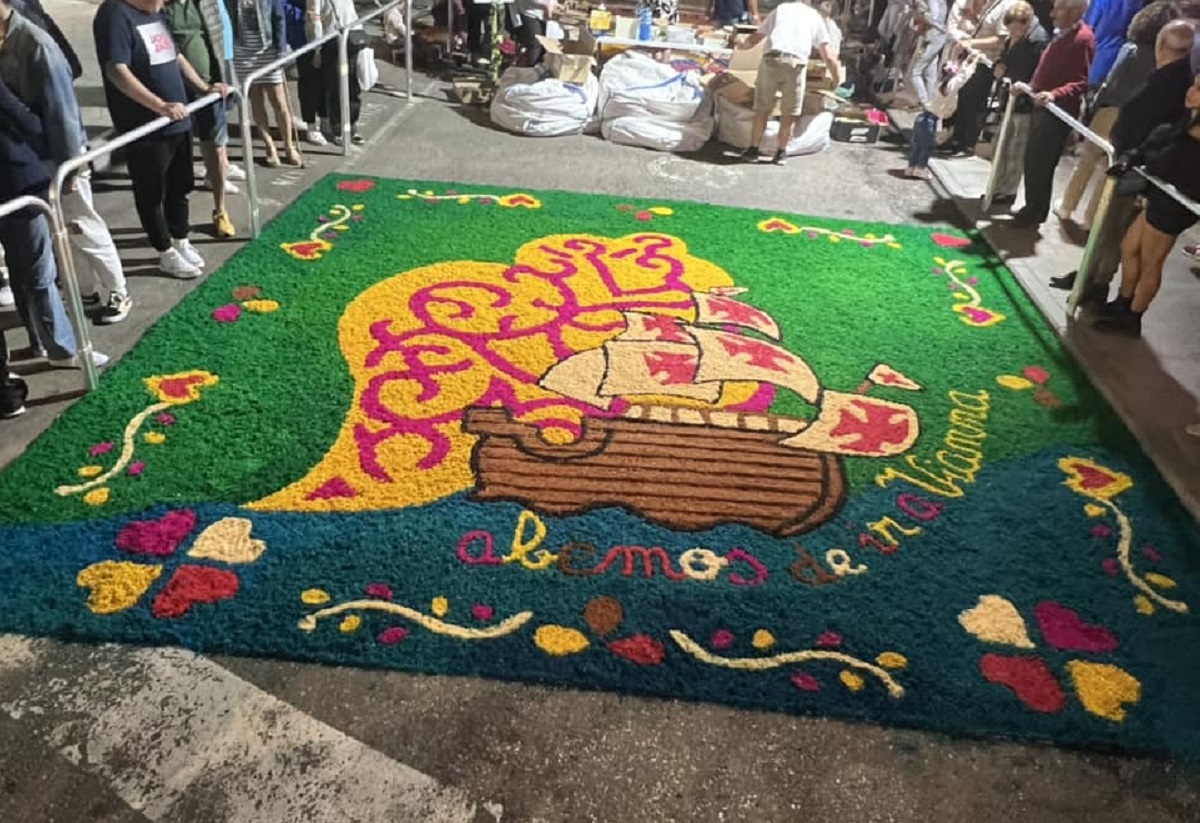 Tapete “made in” Alvarães nas ruas de Ponteareas
