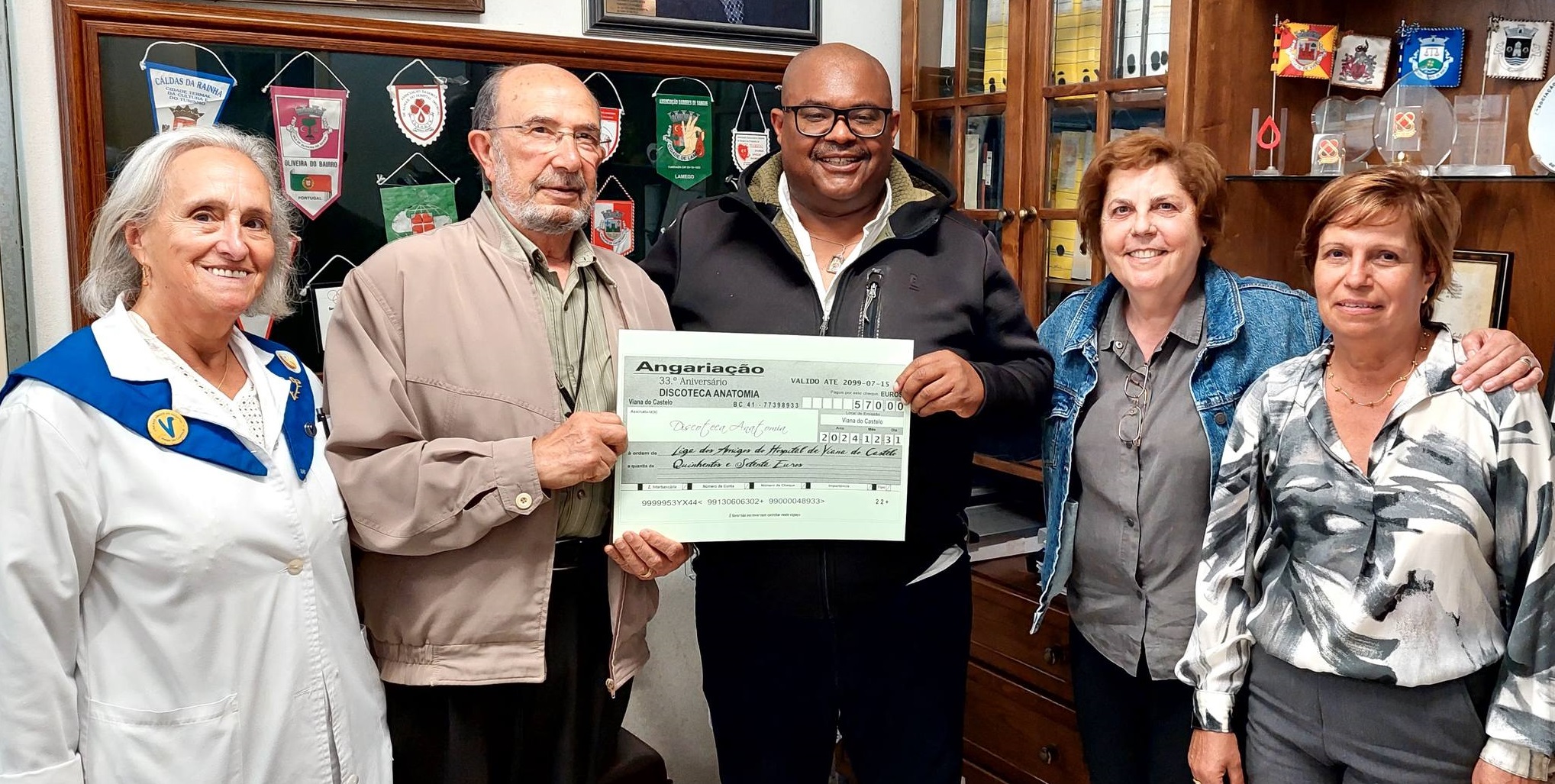 “Remember Anatomia” doa parte da receita à  Liga dos Amigos  do Hospital de Viana