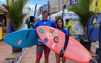 Vianense Marta Paço no Open Pro de Surf Adaptado da Costa Rica