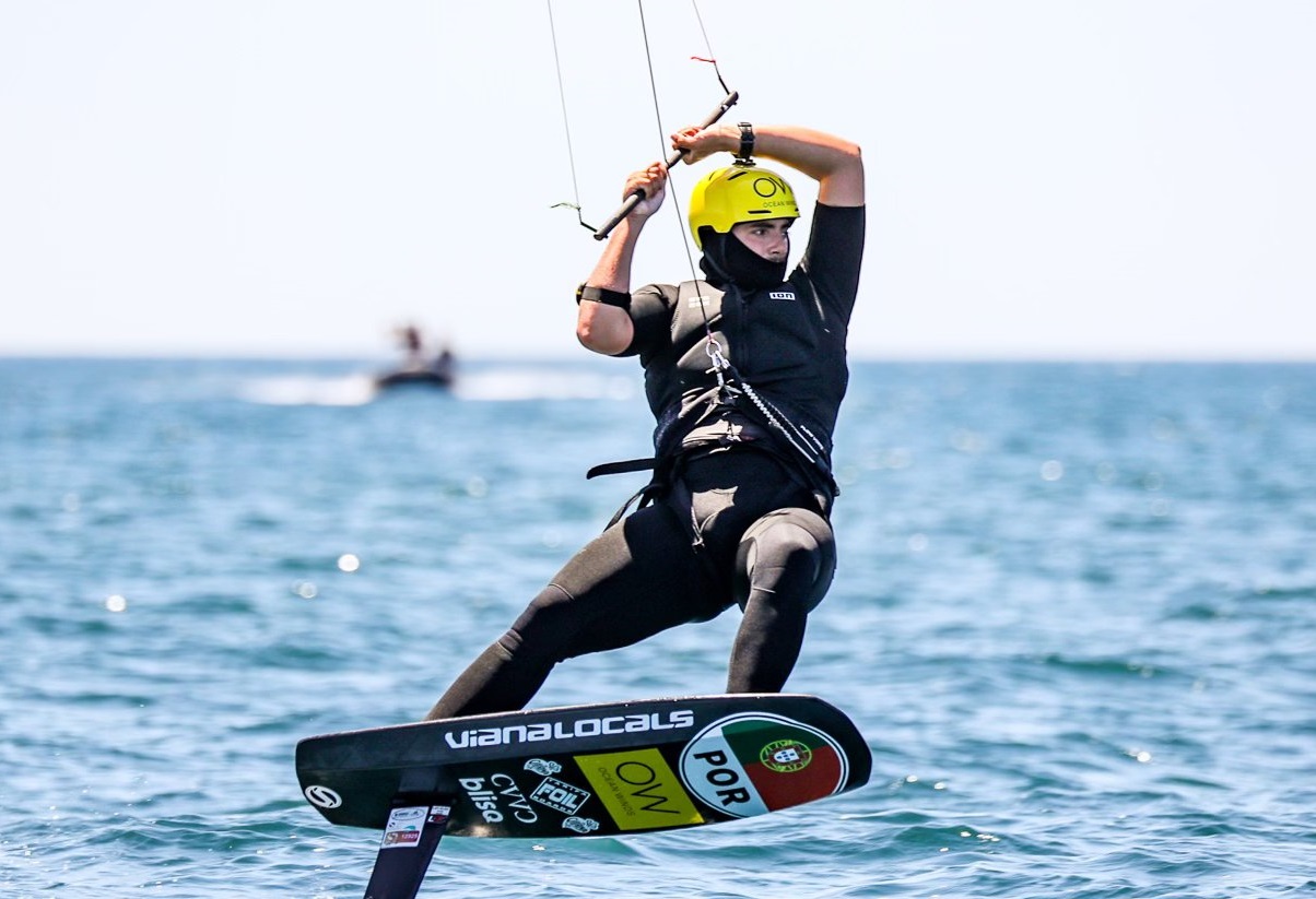 Vianense Pedro Afonso é vice-campeão nacional em Kite Foil