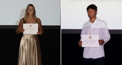 Luísa Peres e Tomás Pacheco distinguidos na Gala dos Campeões