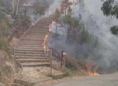 Passadiços do Paiva atingidos pelos incêndios